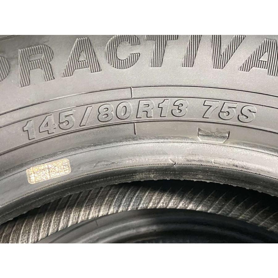中古タイヤ サマータイヤ 4本セット 145/80R13 イエローハット