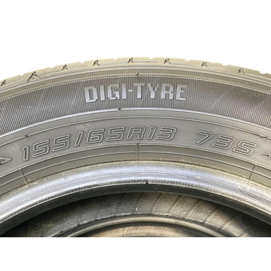 DUNLOP EC202 155/65R13 73H中古タイヤ4本セット DUNLOP（ダンロップ） 中古タイヤ サマータイヤ 4本セット 155/65R13