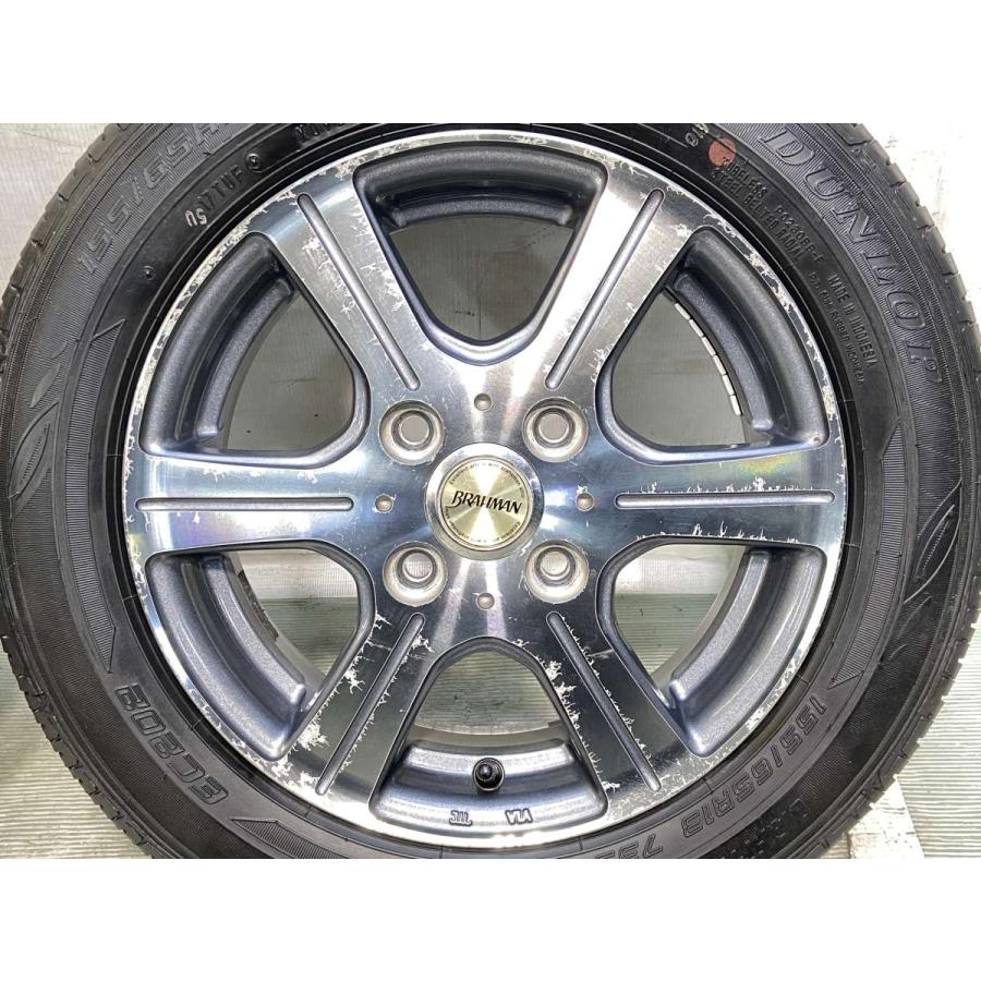 DUNLOP（ダンロップ） 中古タイヤ サマータイヤ ホイールセット 4本