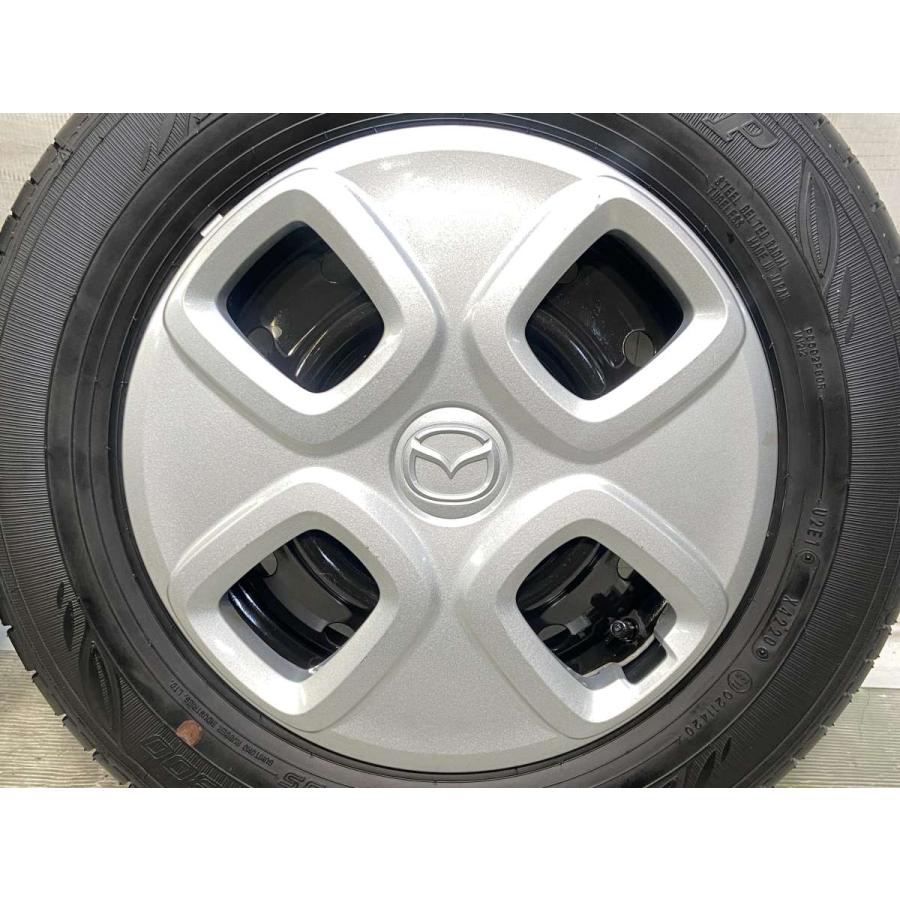 サマータイヤ145/80R13、 スチールホイールキャロル純正 4本セット