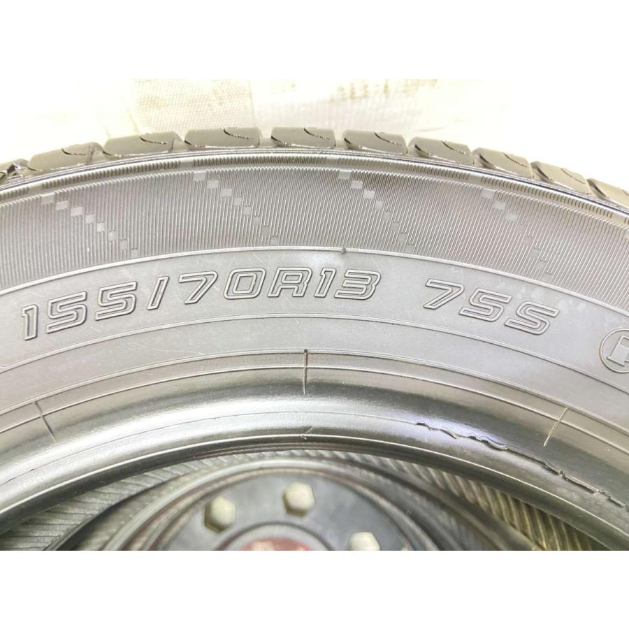 DUNLOP（ダンロップ） 中古タイヤ サマータイヤ 4本セット 155/70R13