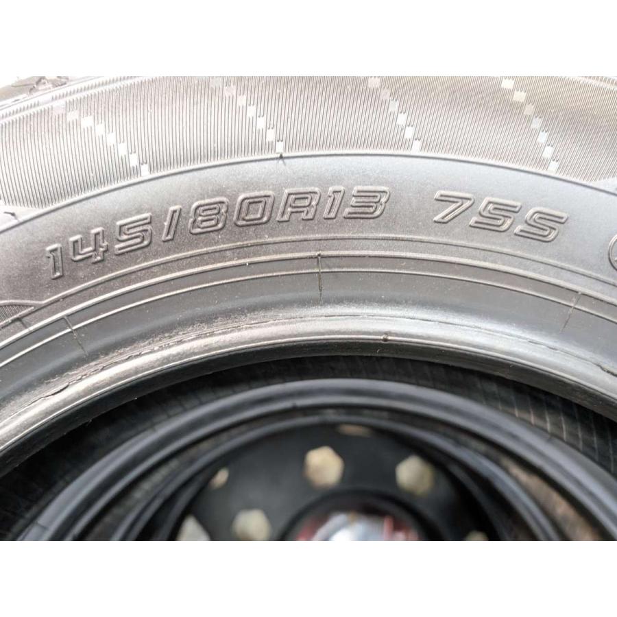 DUNLOP（ダンロップ） 中古タイヤ サマータイヤ 4本セット 145/80R13