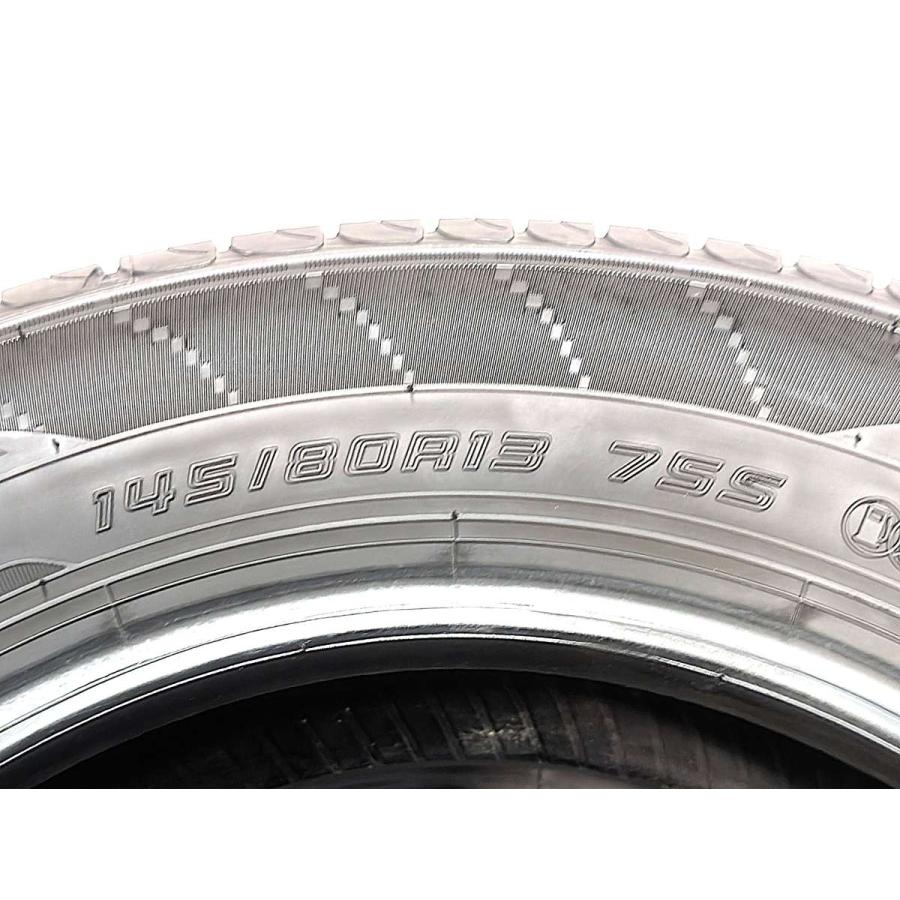 【送料無料】145/80R13 夏タイヤ ENASAVE EC204 中古 4本 DUNLOP（ダンロップ） 中古タイヤ サマータイヤ 4本セット 145/80R13
