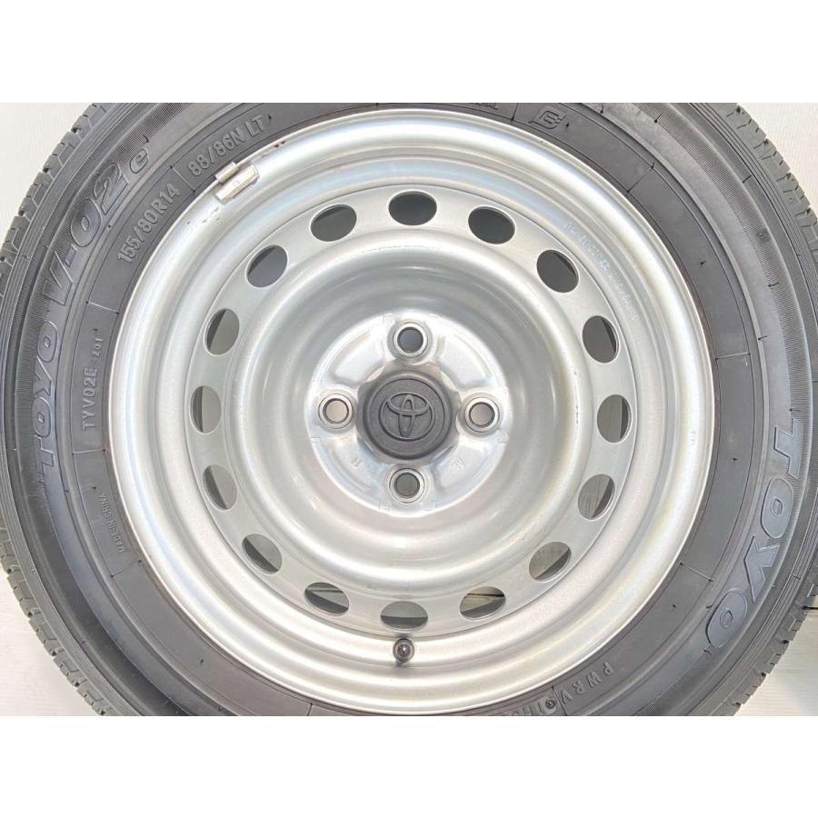 中古タイヤ サマータイヤ ホイールセット 4本セット 155/80R14 88/86N 