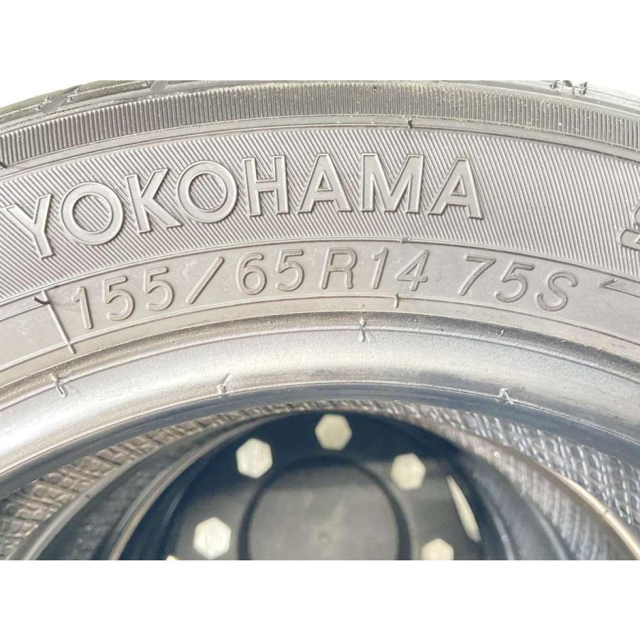 中古タイヤ サマータイヤ 4本セット  155/65R14  ヨコハマ S306｜aing｜05