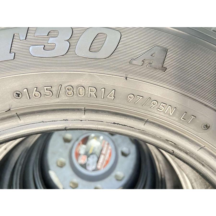 DUNLOP（ダンロップ） 中古タイヤ サマータイヤ 4本セット 165/80R14