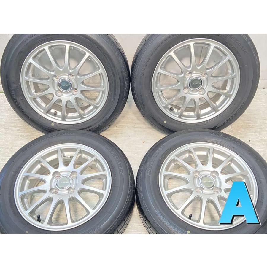 中古タイヤ サマータイヤ ホイールセット 4本セット 165/70R14 ECO 