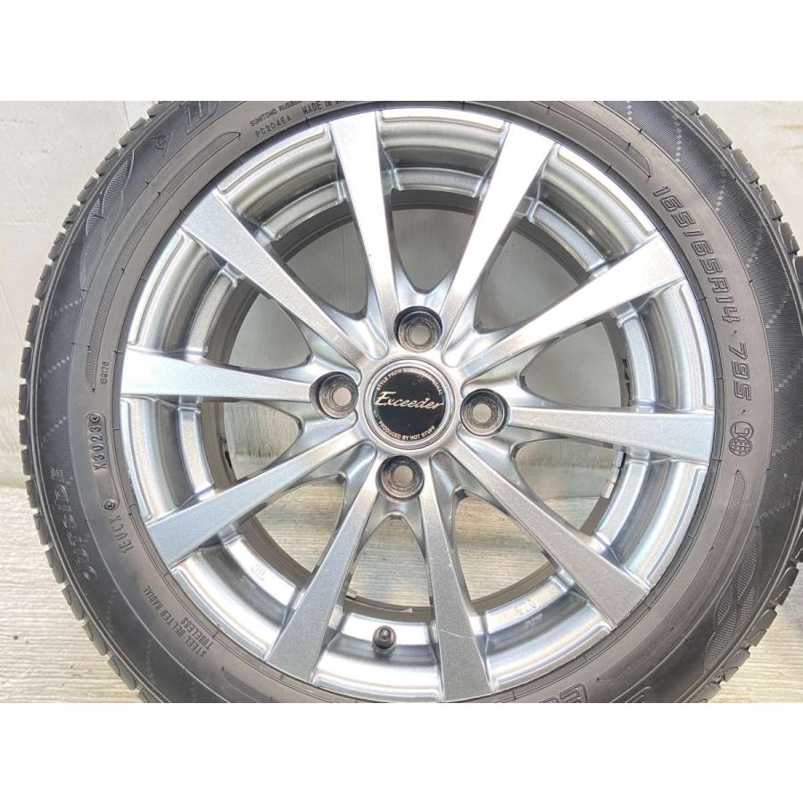 DUNLOP（ダンロップ） 中古タイヤ サマータイヤ ホイールセット 4本