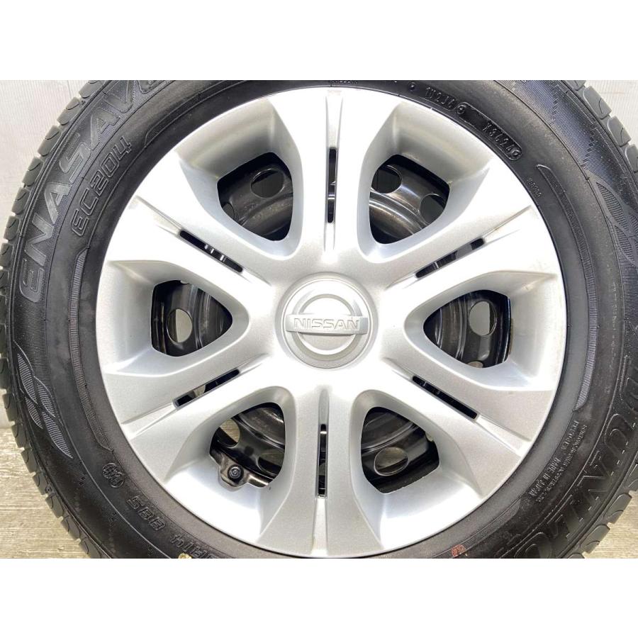★185/70R14★DUNLOP EC204 2022年＆アルミホイール4本 DUNLOP（ダンロップ） 中古タイヤ サマータイヤ ホイールセット 4本