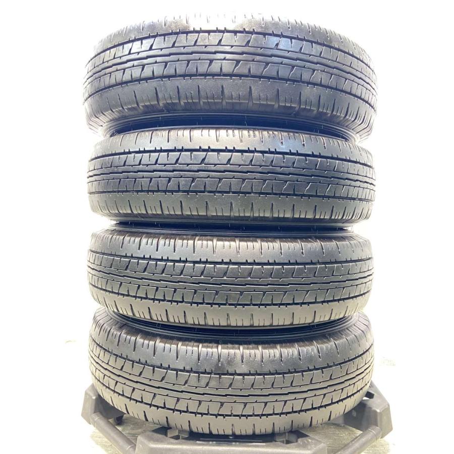 DUNLOP 中古タイヤ サマータイヤ ホイールセット 4本セット 165
