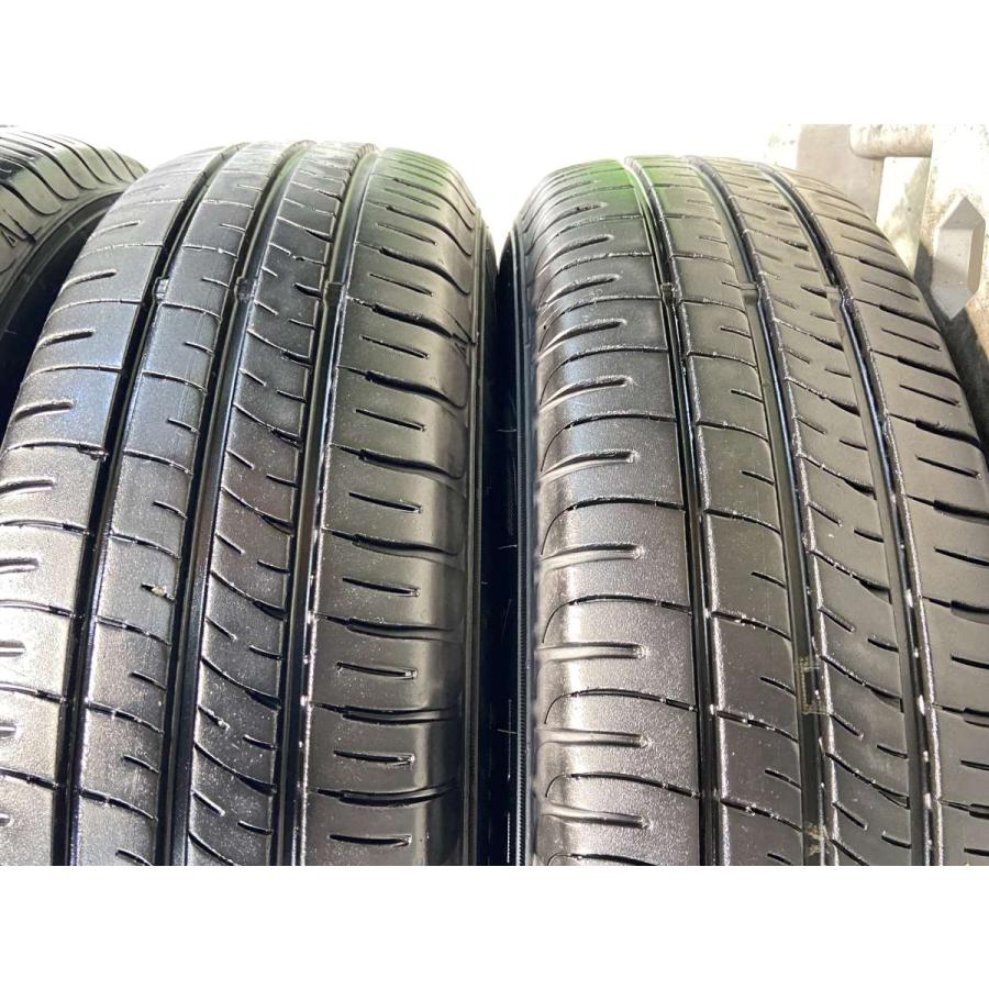 DUNLOP 中古タイヤ サマータイヤ ホイールセット 4本セット 165 DUNLOP 中古タイヤ サマータイヤ ホイールセット 4本セット 165