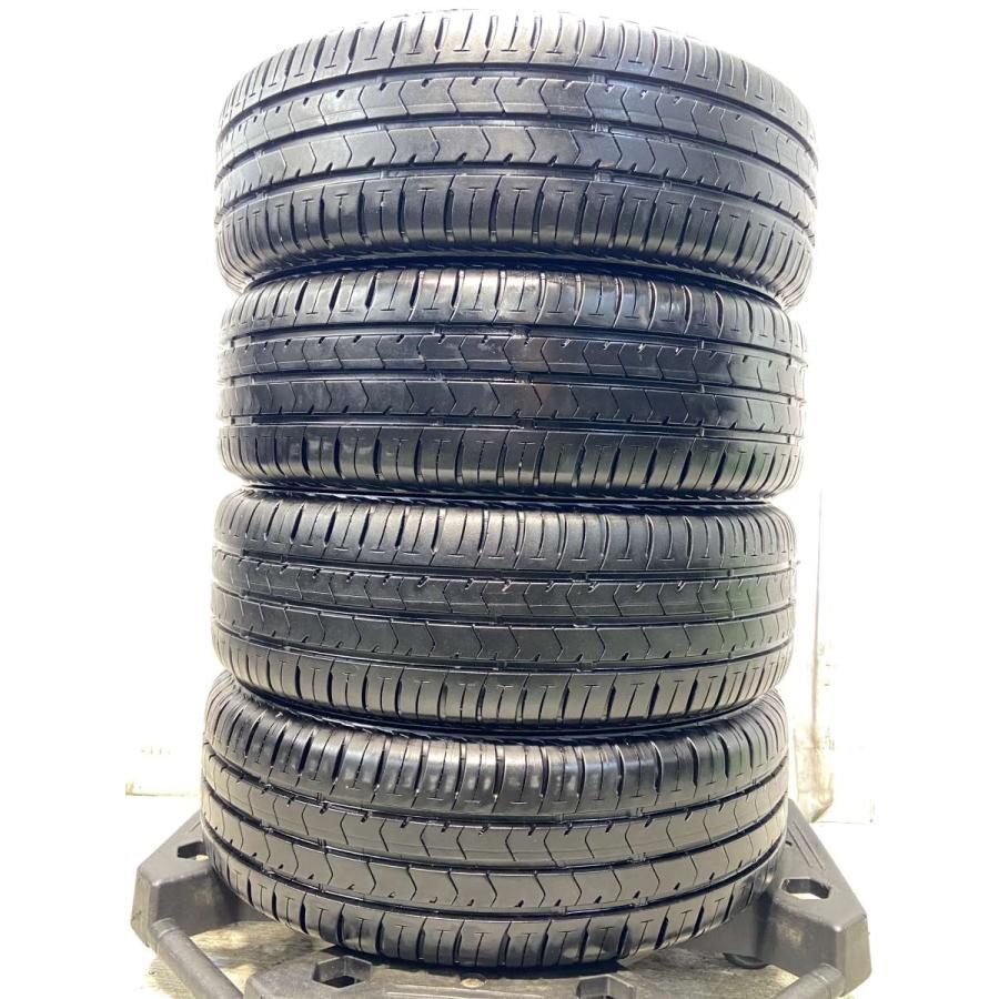 BS BRIDGESTONE ECOPIA NH100C 165/55R14 14インチ 夏タイヤ 4本 19～21年製 バリ溝 スピアーノ ラパン アルト等　(VTG793) BRIDGESTONE（ブリヂストン） 中古タイヤ サマータイヤ ホイールセット