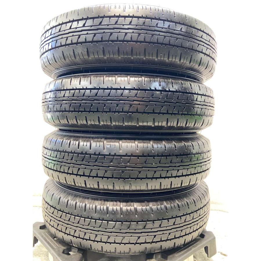 T-21.155/80R14 タイヤホイール4本セット ダンロップ DUNLOP（ダンロップ） 中古タイヤ サマータイヤ ホイールセット 4本