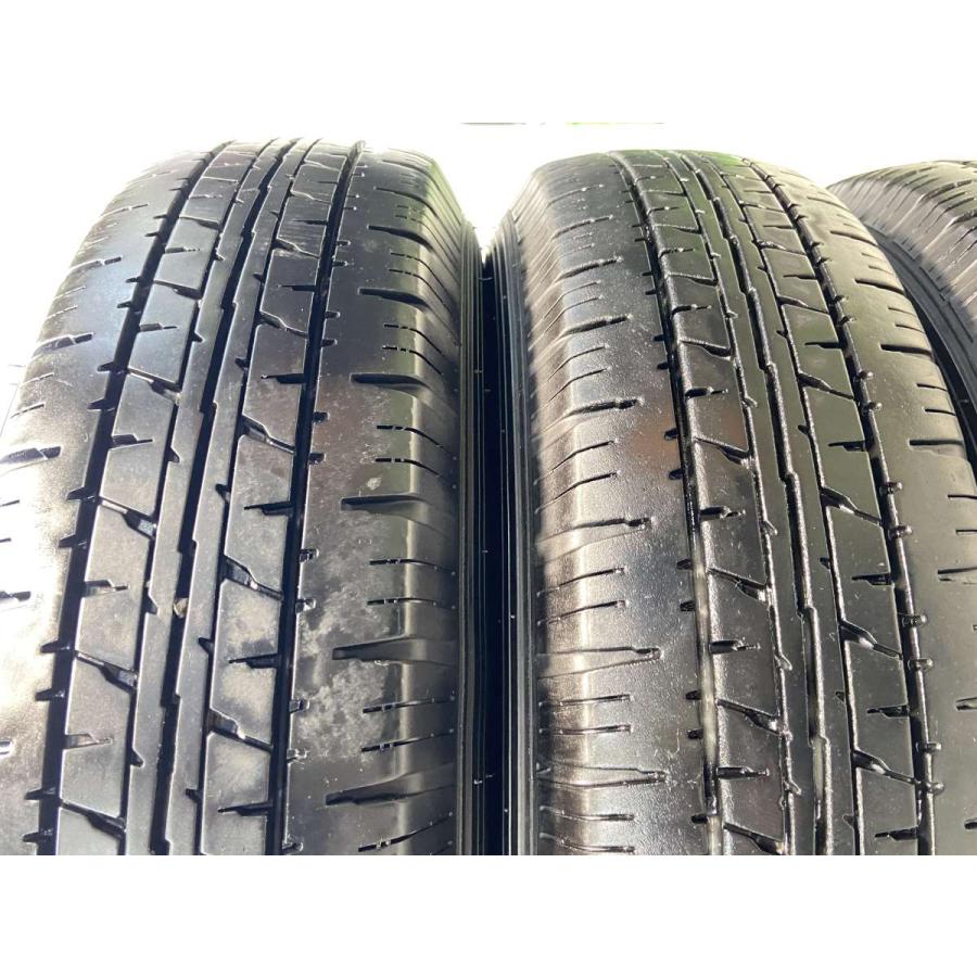 サマータイヤ DUNLOP 155/80R14 88/86S LT DUNLOP（ダンロップ） 中古タイヤ サマータイヤ ホイールセット 4本