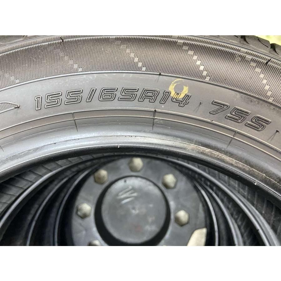 DUNLOP（ダンロップ） 中古タイヤ サマータイヤ 4本セット 155/65R14