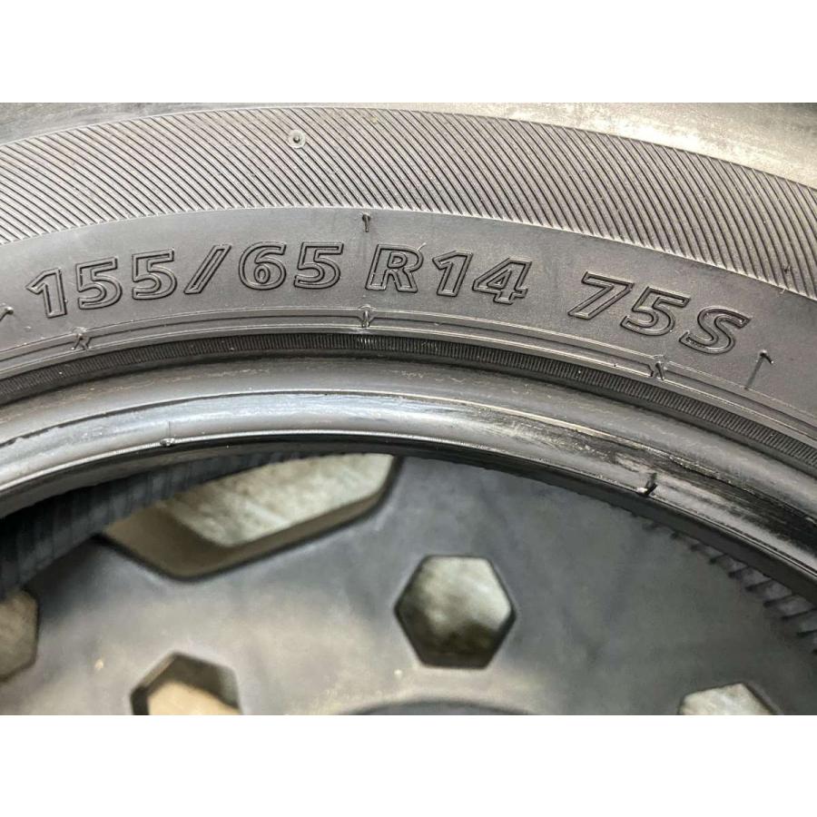BRIDGESTONE（ブリヂストン） 中古タイヤ サマータイヤ 2本セット 155
