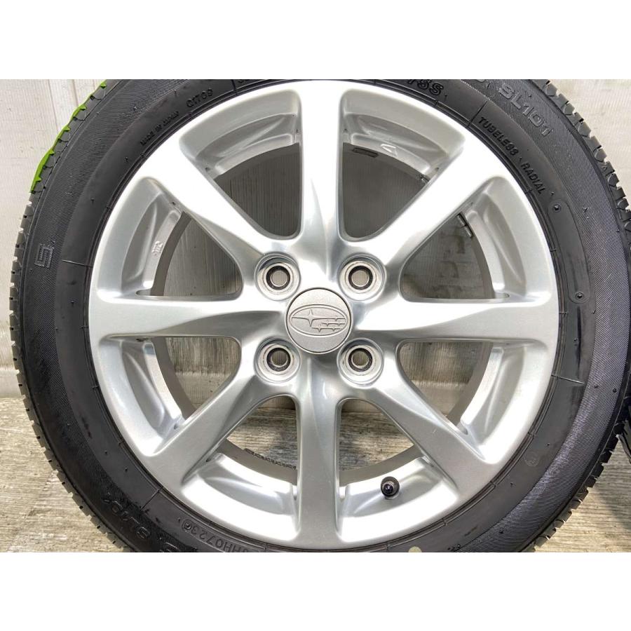スバル純正夏タイヤホイルセット4本 中古タイヤ サマータイヤ ホイールセット 4本セット 155/65R14 スバル