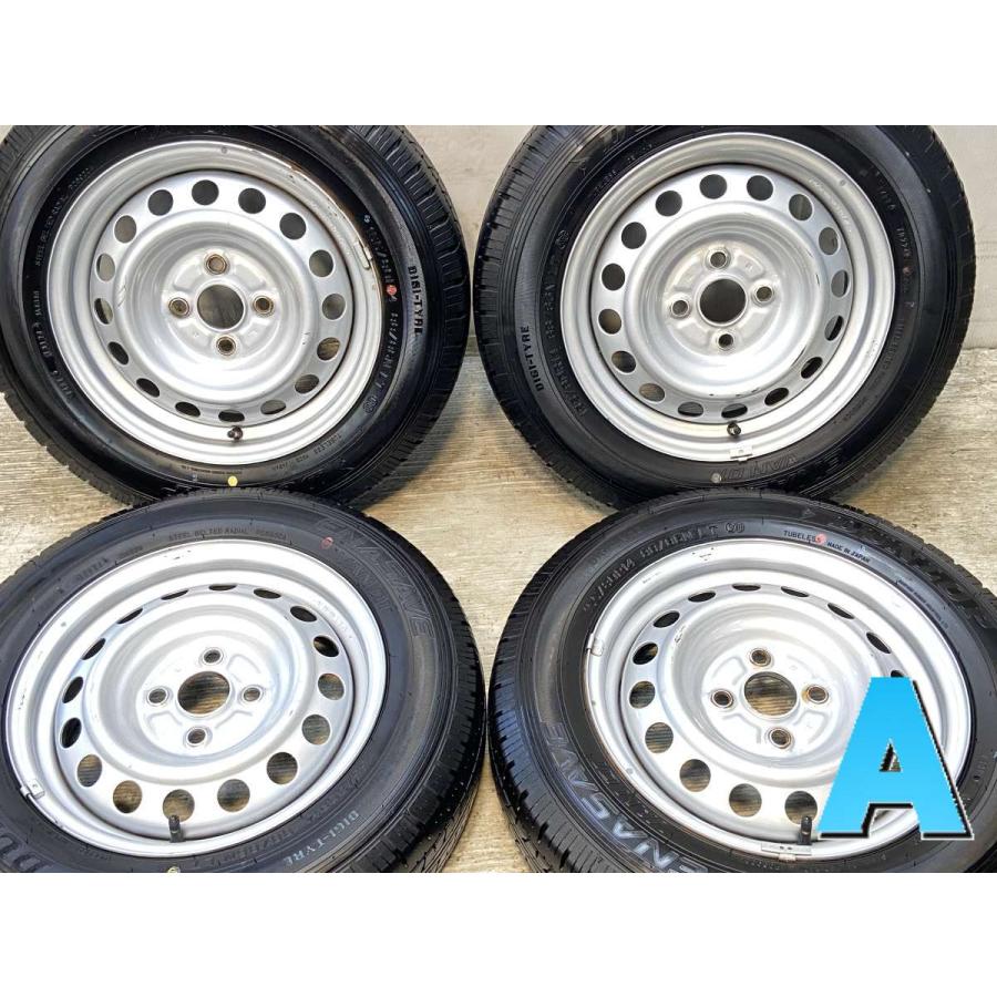 DUNLOP 155/80R14 LTサマータイヤ 4本セット　未使用品　新品 DUNLOP（ダンロップ） 中古タイヤ サマータイヤ ホイールセット 4本