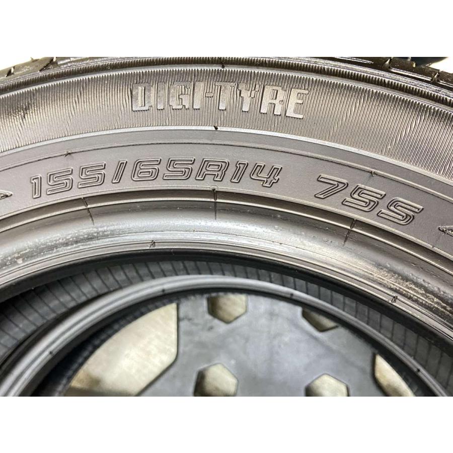 DUNLOP（ダンロップ） 中古タイヤ サマータイヤ 2本セット 155/65R14