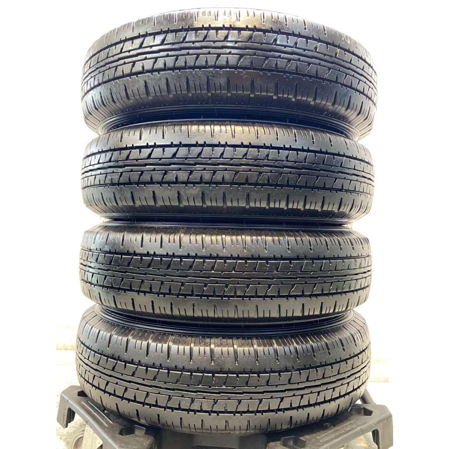 ダンロップサマータイヤ155／80R14 88／86N LTホイール付き未使用品 DUNLOP（ダンロップ） 中古タイヤ サマータイヤ ホイールセット 4本