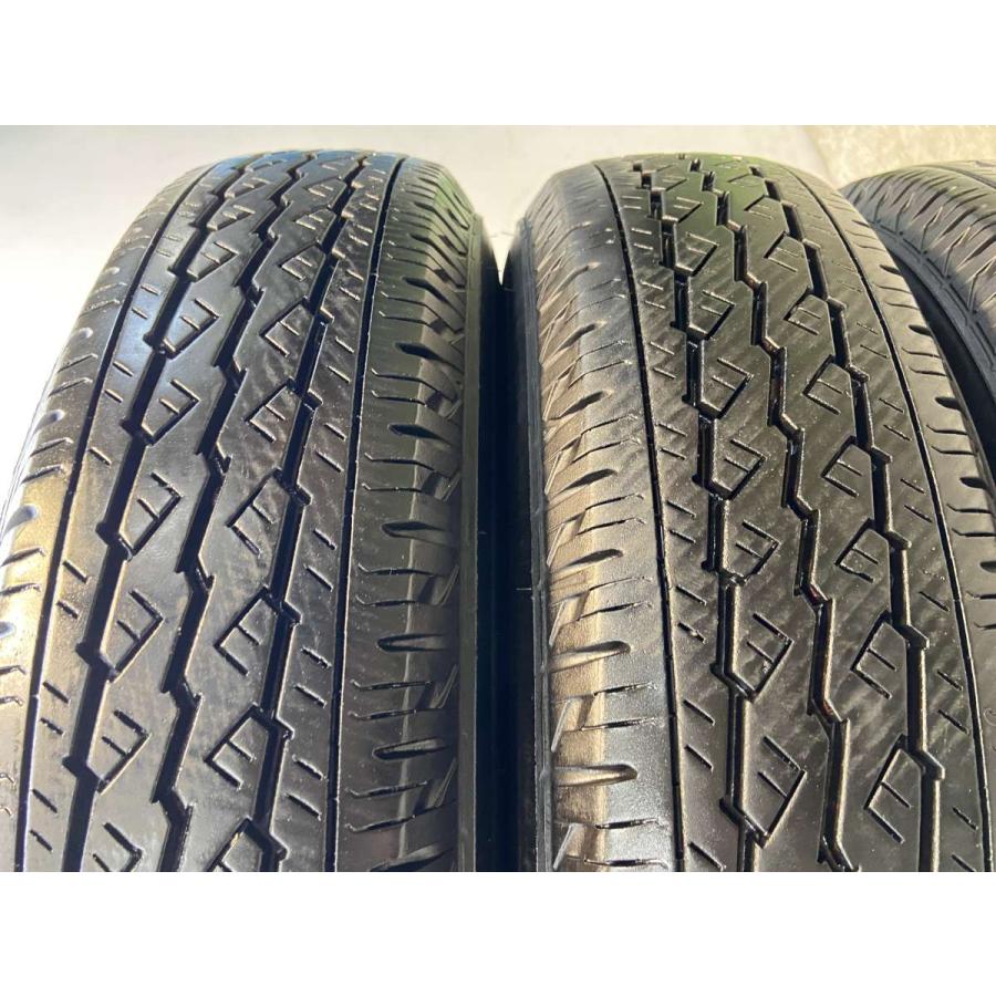 バン用155/80R14 88S サマータイヤ4本セット　新古品　新品バルブ付 BRIDGESTONE 中古タイヤ サマータイヤ ホイールセット 4本セット