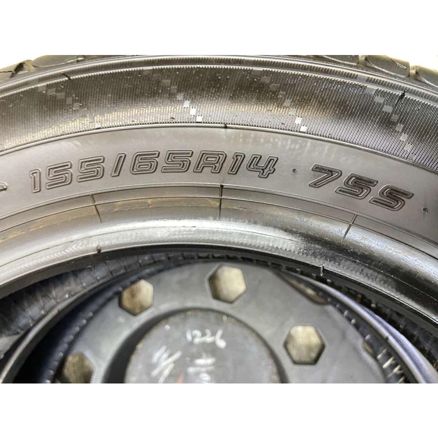 DUNLOP（ダンロップ） 中古タイヤ サマータイヤ 2本セット 155/65R14