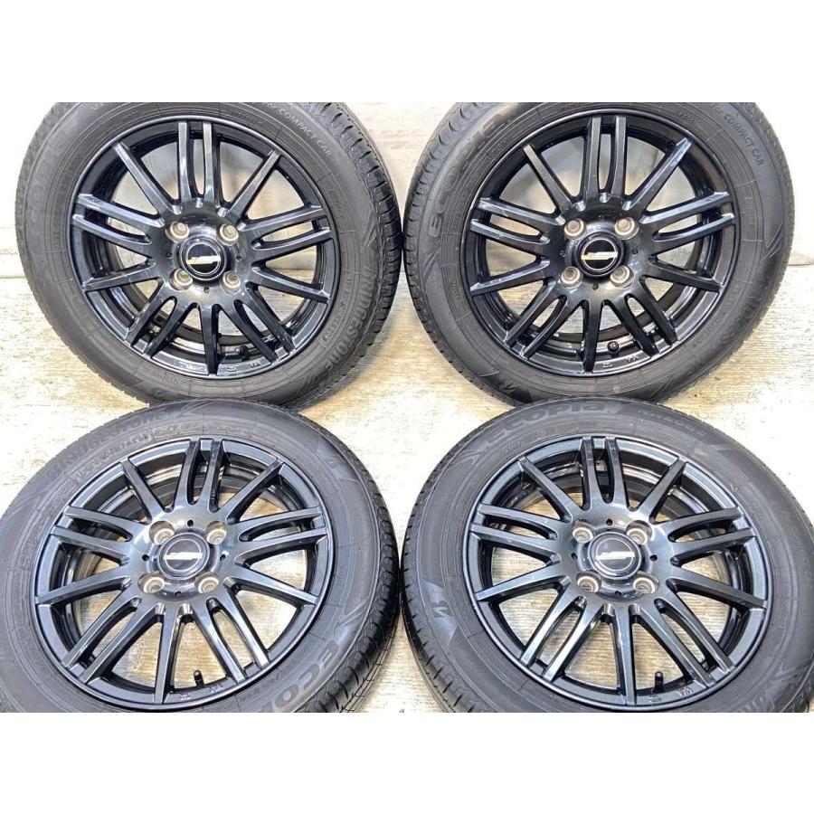 中古 155/65R14 夏タイヤ アルミホイールセット
