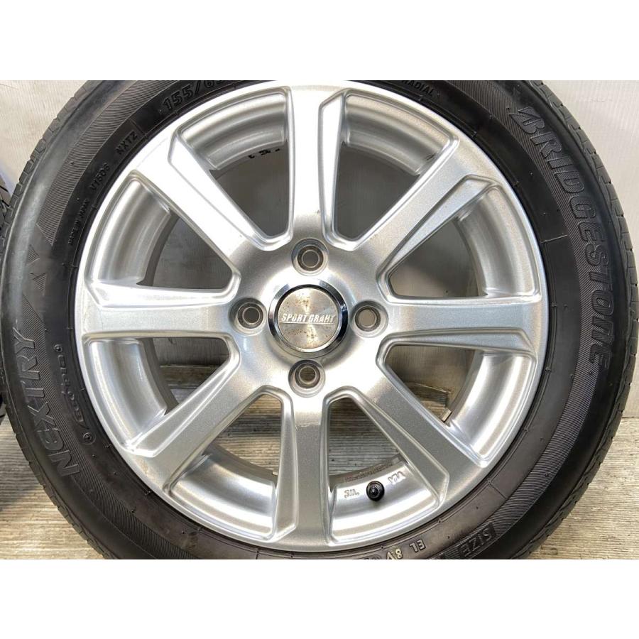 中古溝あり‼️ブリヂストン215/45R18＋レオニスホイールセット‼️ ブリヂストン 215/70R17.5 R18 265 中古タイヤ4本セット:22000円