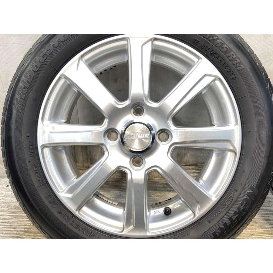 BRIDGESTONE 中古タイヤ サマータイヤ ホイールセット 4本セット