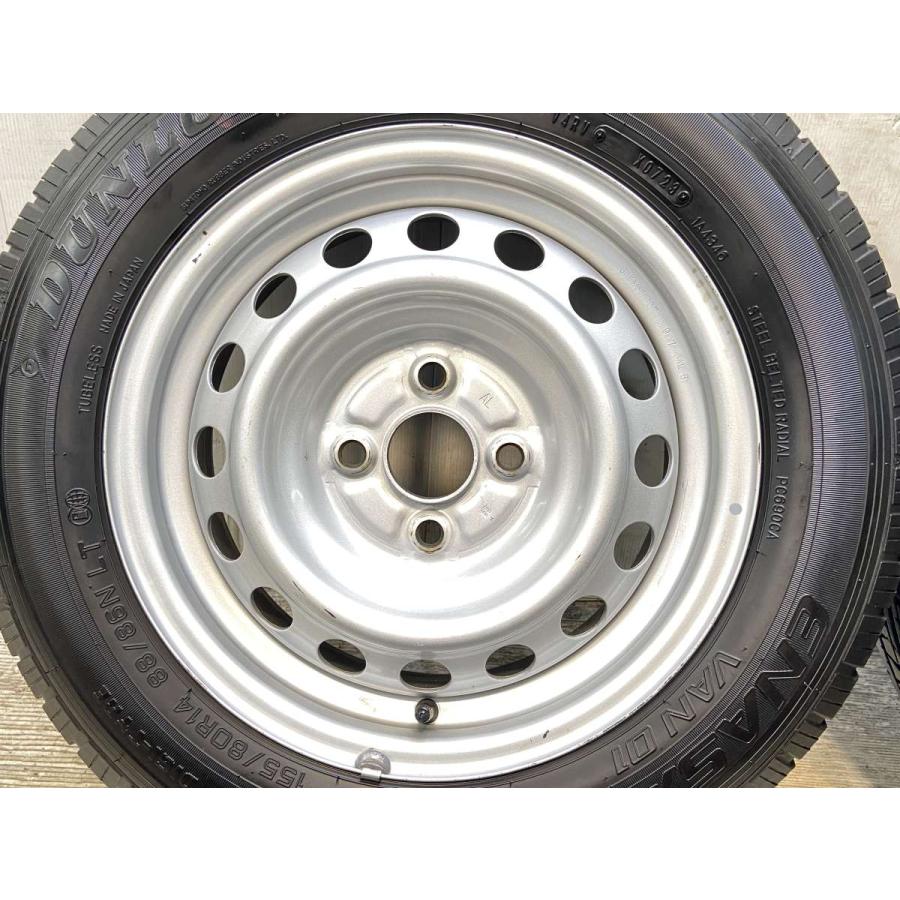 DUNLOP（ダンロップ） 中古タイヤ サマータイヤ ホイールセット 4本