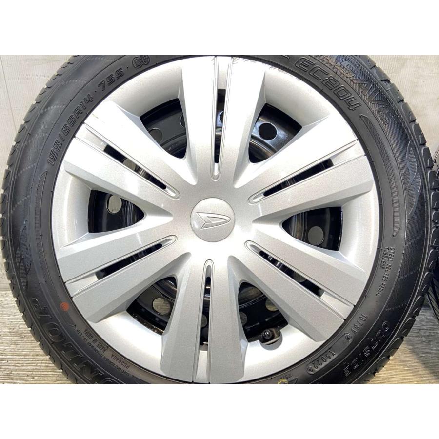ダイハツ純正アルミホイール➕DUNLOPエナセーブ155/65R14 ダンロップエナセーブ 2020年製 155/65R14 4本セット ダイハツ純正