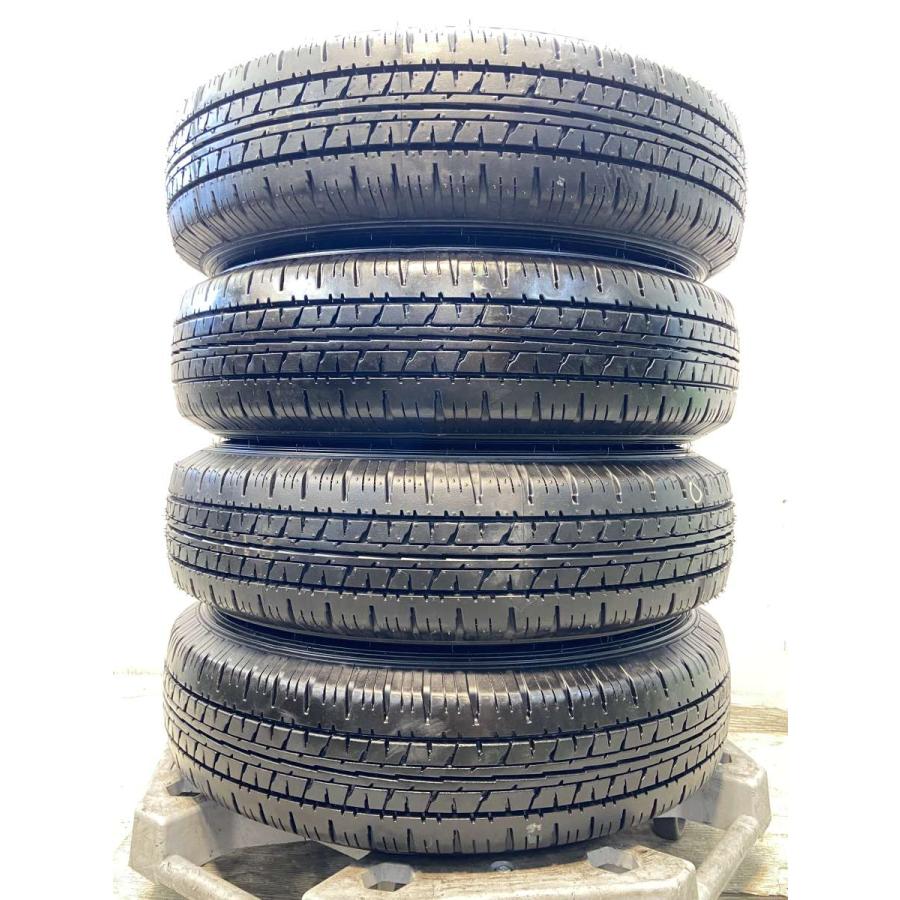 T-21.155/80R14 タイヤホイール4本セット ダンロップ DUNLOP（ダンロップ） 中古タイヤ サマータイヤ ホイールセット 4本