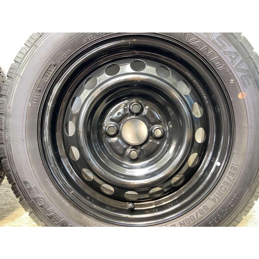DUNLOP（ダンロップ） 中古タイヤ サマータイヤ ホイールセット 4本