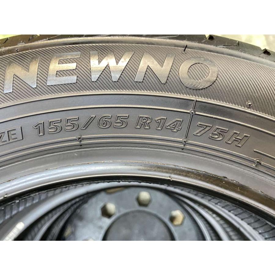 ブリジストンNEWNO　155/65R14 中古4本セット NEWNO 155/65R14 4本セット 2025年製造 新品サマータイヤ