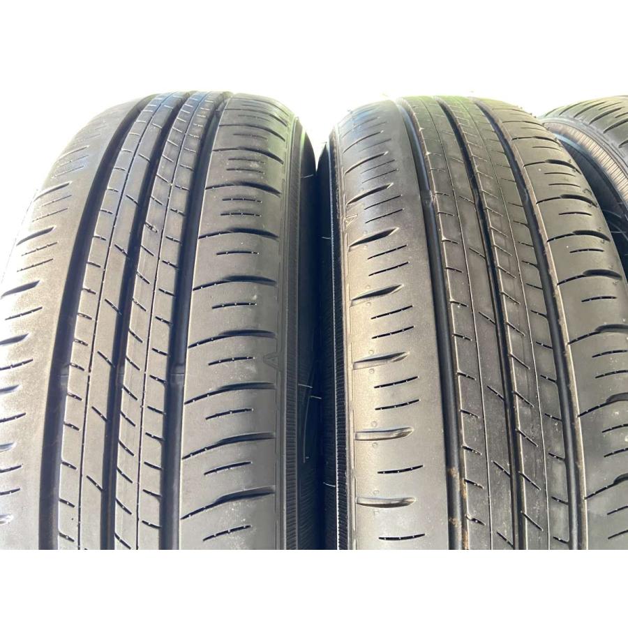 DUNLOP 中古タイヤ サマータイヤ ホイールセット 4本セット 165