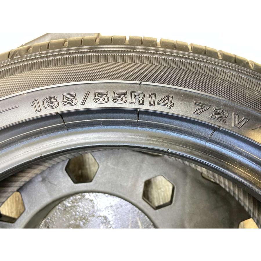 中古タイヤ サマータイヤ 1本 165/55R14 イエローハット ECOFINE