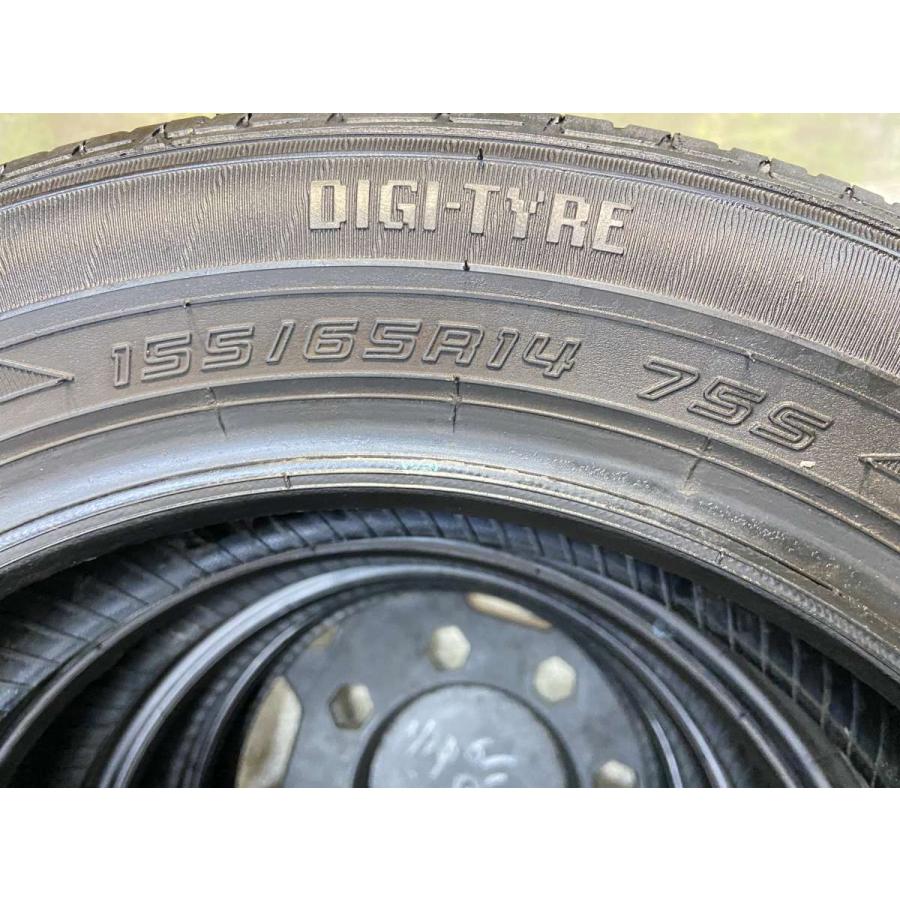 DUNLOP（ダンロップ） 中古タイヤ サマータイヤ 4本セット 155/65R14