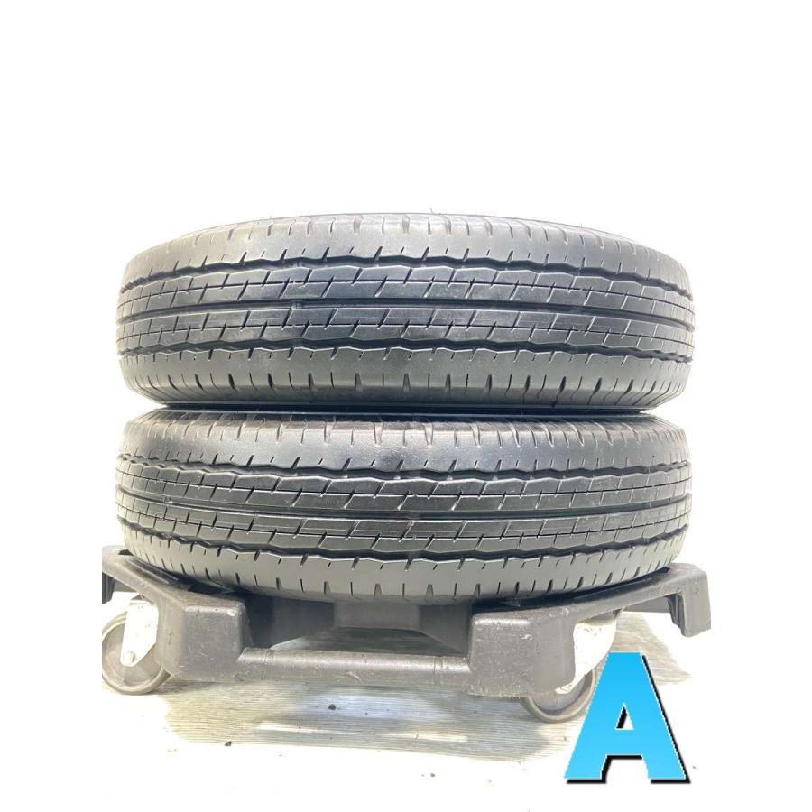 ダンロップ SP175 サマータイヤ 155/80/14 ケオポン　2本分 DUNLOP（ダンロップ） 中古タイヤ サマータイヤ 2本セット 155/80R14