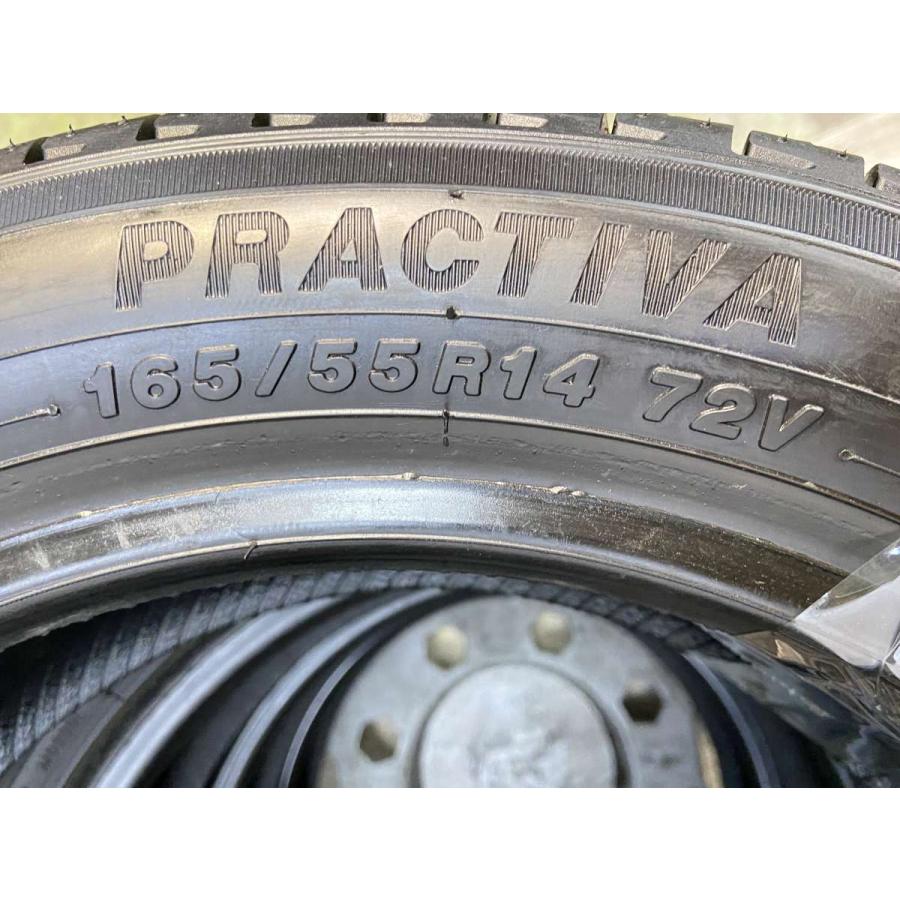 中古タイヤ サマータイヤ 4本セット 165/55R14 イエローハット