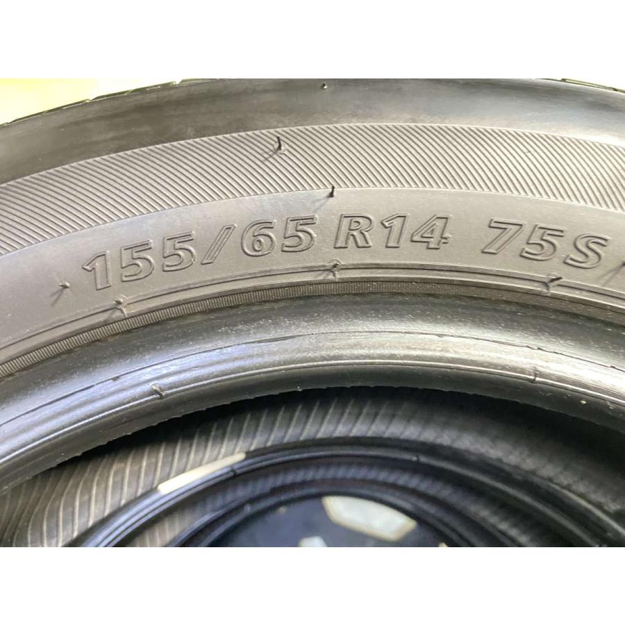 BRIDGESTONE（ブリヂストン） 中古タイヤ サマータイヤ 4本セット 155
