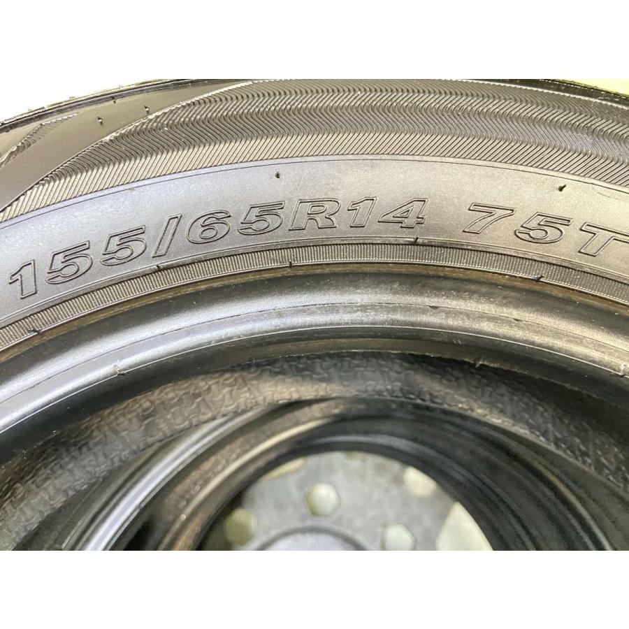 中古タイヤ サマータイヤ 4本セット 155/65R14 ロードストーン EUROVIS 