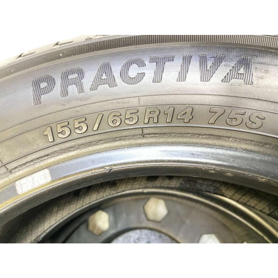 中古タイヤ サマータイヤ 2本セット 155/65R14 イエローハット