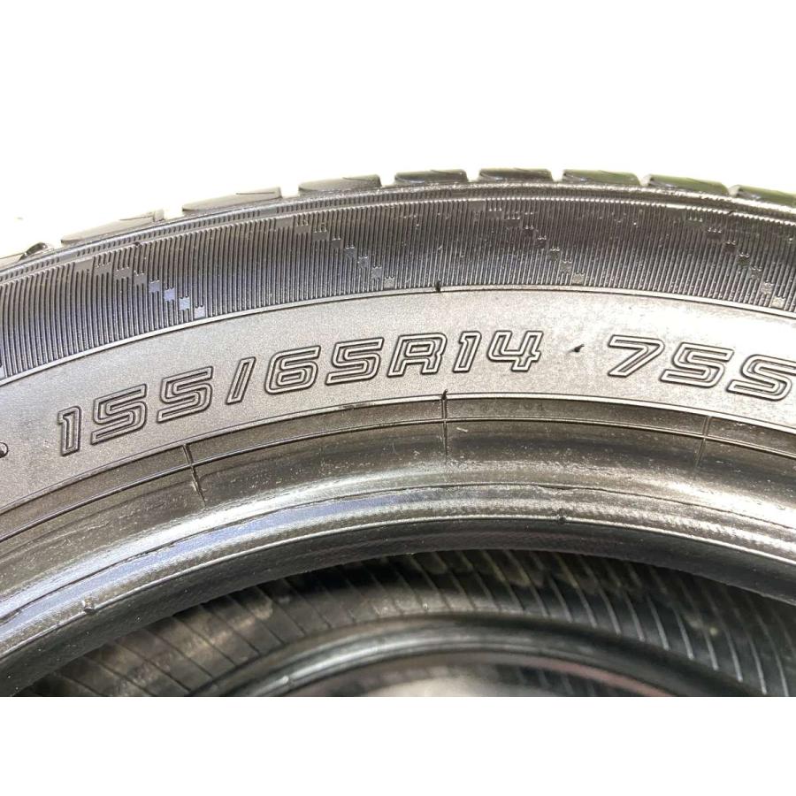 DUNLOP（ダンロップ） 中古タイヤ サマータイヤ 2本セット 155/65R14