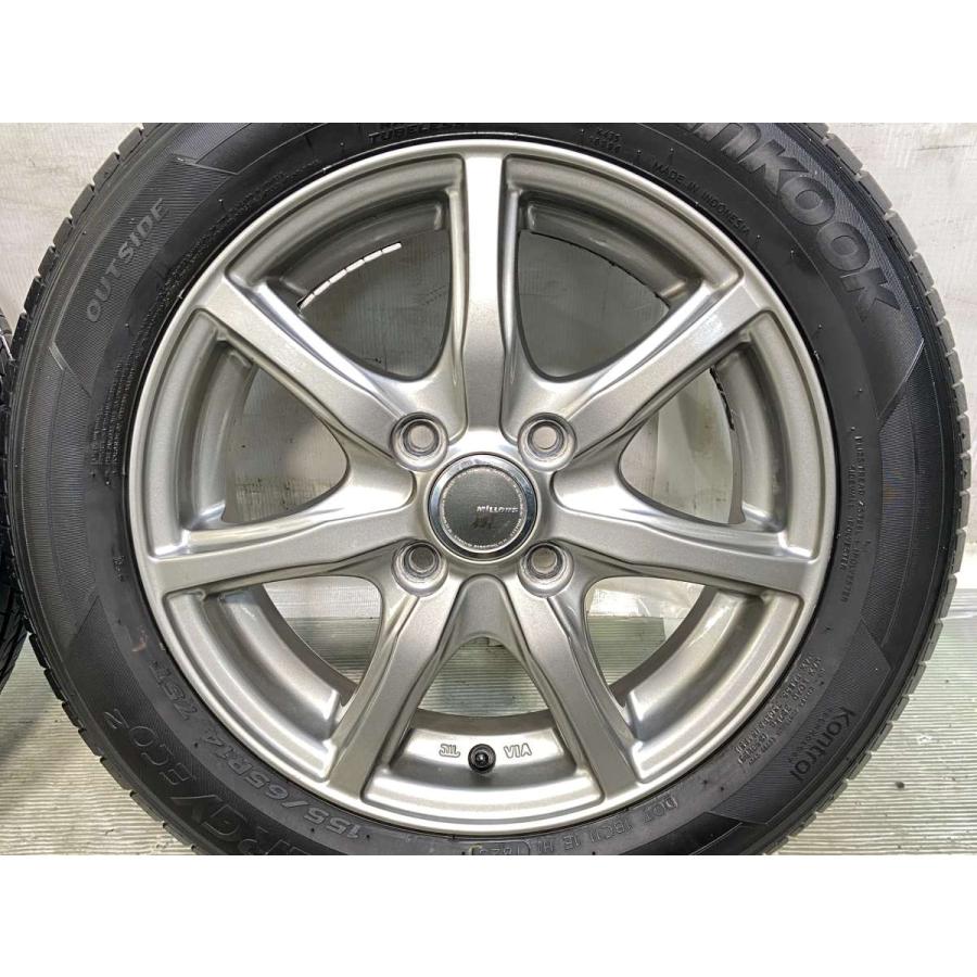 ハンコック（HANKOOK） 中古タイヤ サマータイヤ ホイールセット 4本