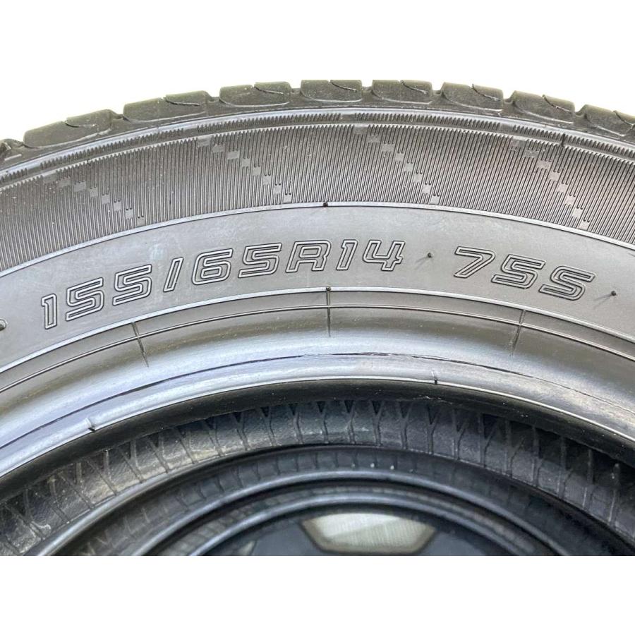 DUNLOP（ダンロップ） 中古タイヤ サマータイヤ 4本セット 155/65R14 