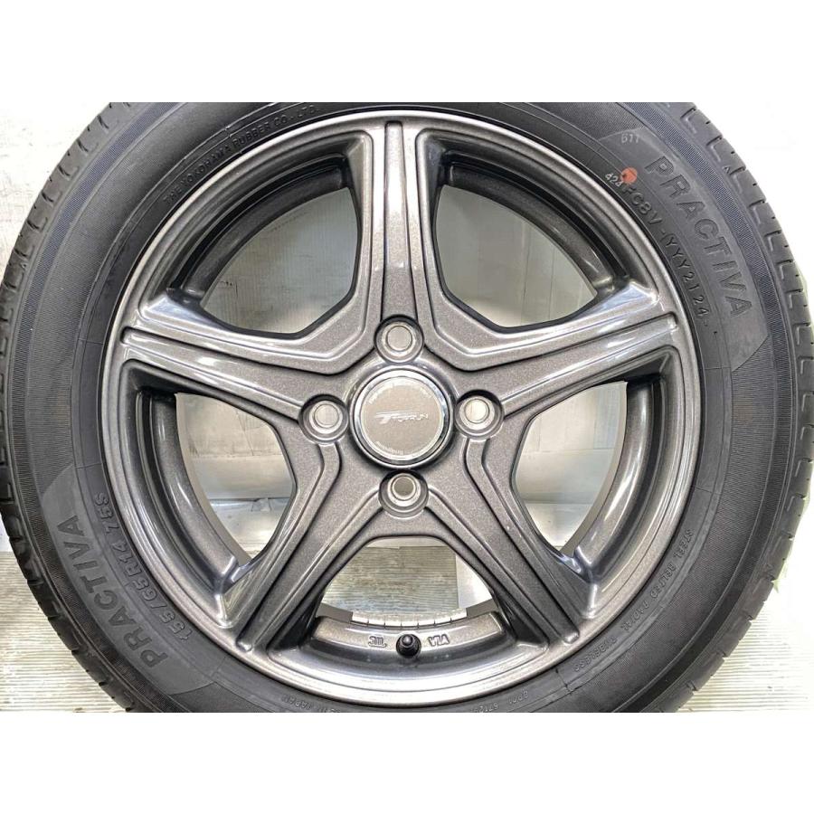 中古タイヤ サマータイヤ ホイールセット 4本セット 155/65R14 TOPRUN 