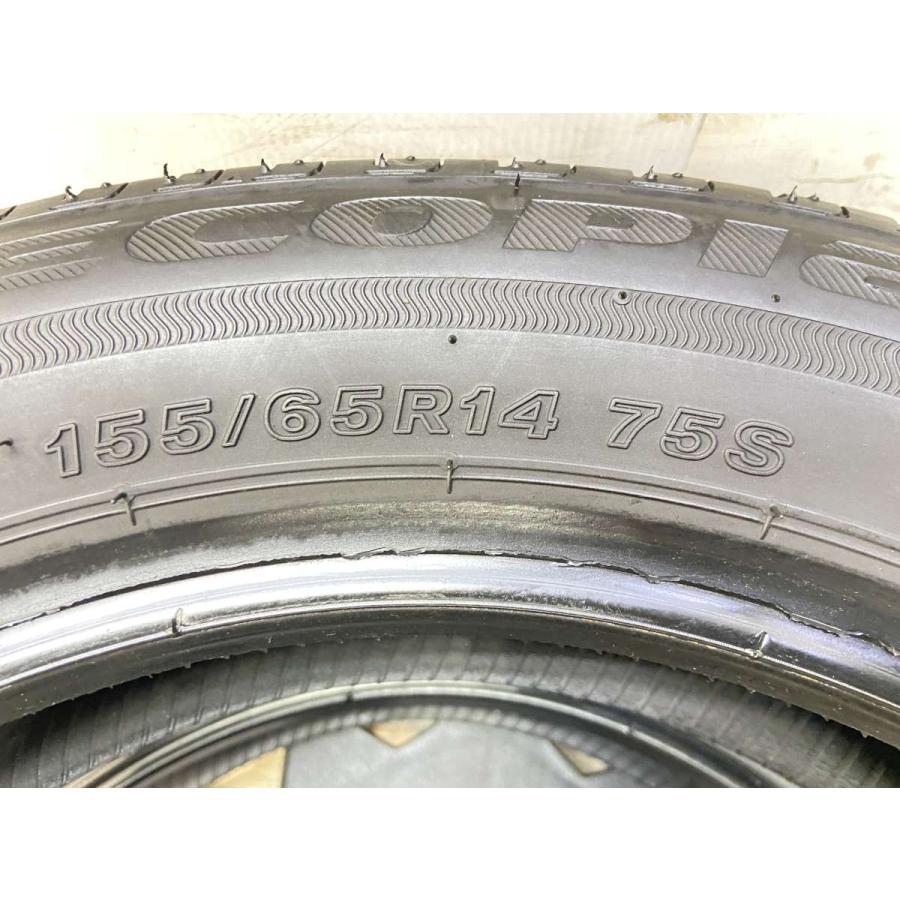 BRIDGESTONE（ブリヂストン） 中古タイヤ サマータイヤ 2本セット 155