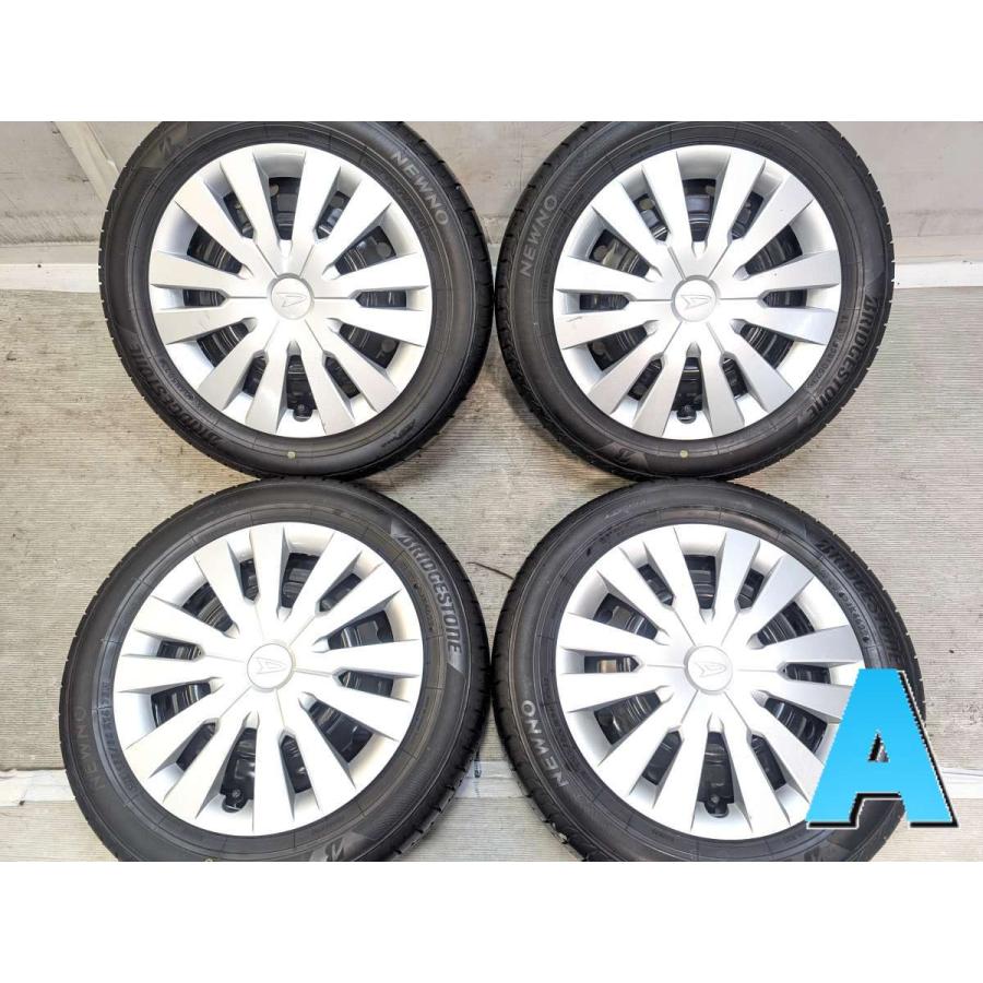 新品ブリヂストンサマータイヤ155/65R14+ダイハツ純正中古アルミセット BRIDGESTONE（ブリヂストン） 中古タイヤ サマータイヤ ホイールセット