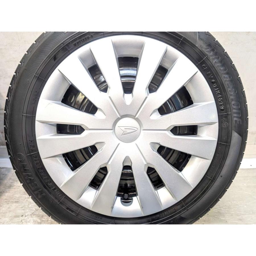 新品ブリヂストンサマータイヤ155/65R14+ダイハツ純正中古アルミセット BRIDGESTONE（ブリヂストン） 中古タイヤ サマータイヤ ホイールセット