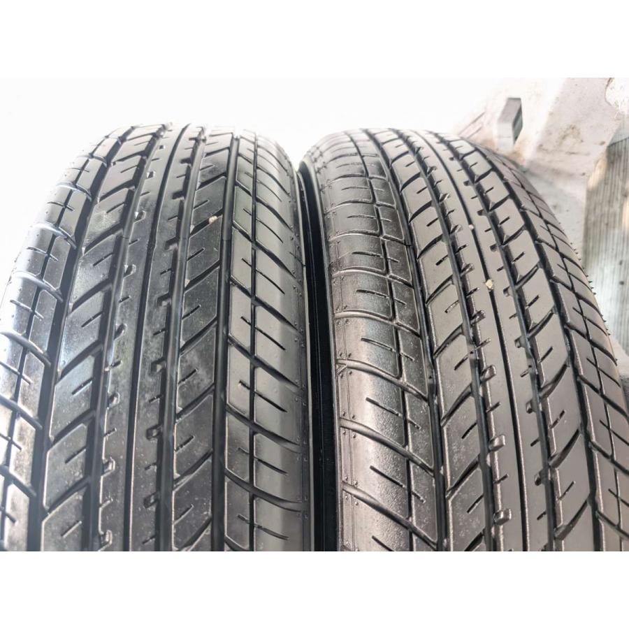 【中断】中古　ヨコハマタイヤ　155/65 14インチ　2022製造夏タイヤ&鉄チンセット ヨコハマタイヤ（YOKOHAMA TIRE） 中古タイヤ サマータイヤ 2本セット